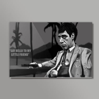 Scarface Tony Montana Caricature Artwork