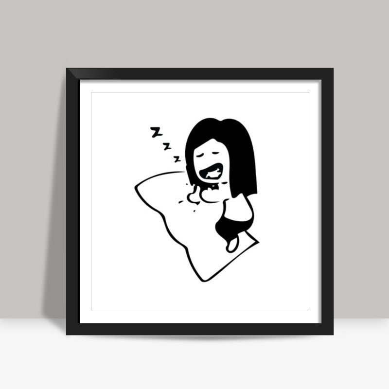 Sleepy Always Square Art Prints