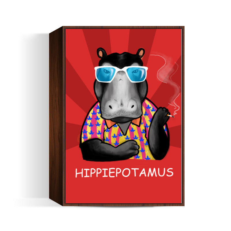 Hippiepotamus Wall Art