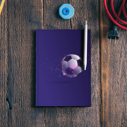 Football Artwork With Shining Lights | #Footballfan Notebook