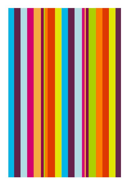 Vibrant Stripes Wall Art