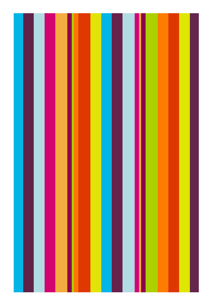 Vibrant Stripes Wall Art