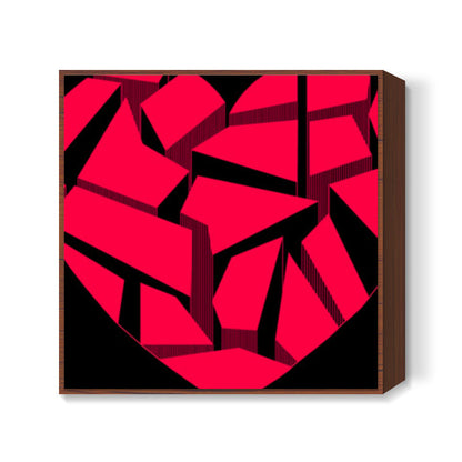 Tectonic Heart ! Square Art Prints