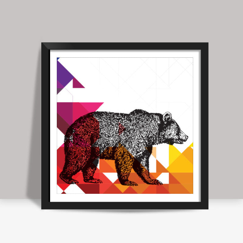 Bear With Me Square Art | Lotta Farber