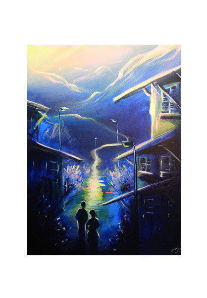 Wall Art, Path of Light - Painting Wall Art