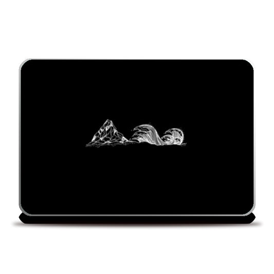 Ice-waves Laptop Skins