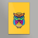 Colorful Owl Metal Prints