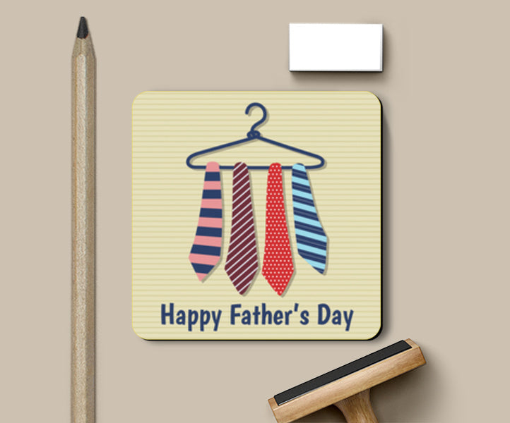 Happy Fathers Day Tie | #Fathers Day Special  Coasters