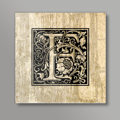 Ornate F Square Art Prints