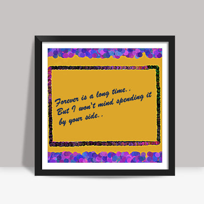 Love Quote Square Art Prints