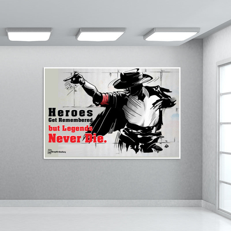 Legends Never Die Wall Art