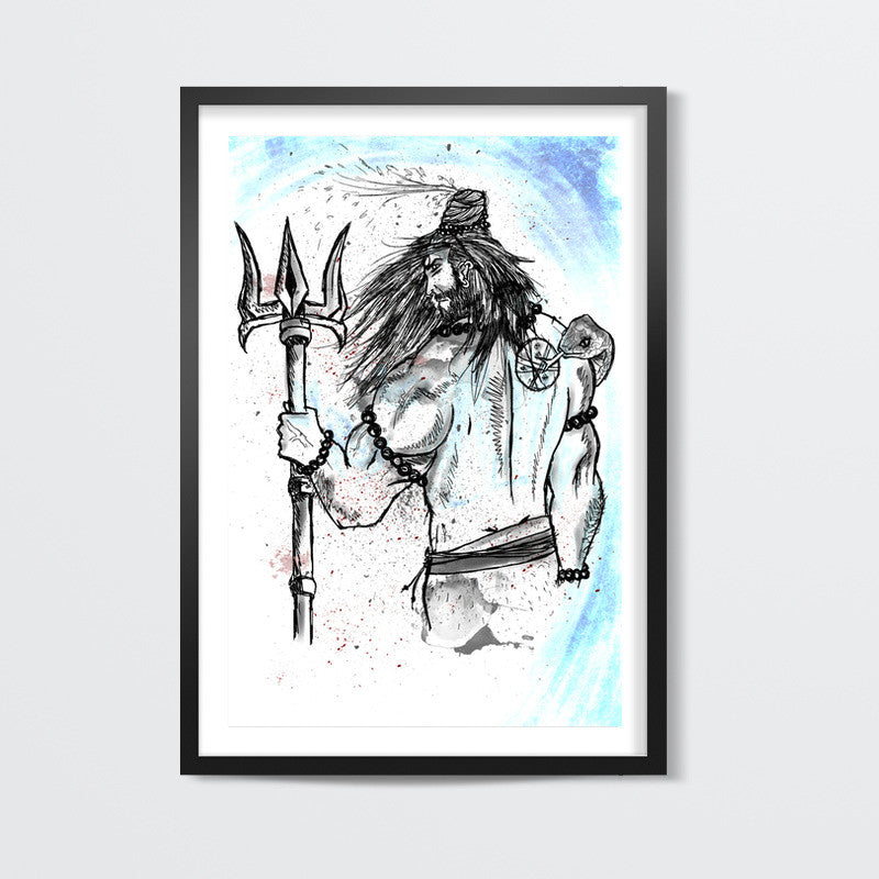 Warrior Shiva Wall Art