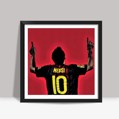 LIONEL MESSI Square Art Prints