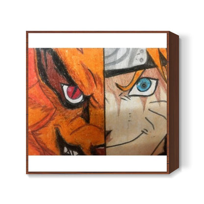 Naruto | Oil Pastel Sketch | Square Art Prints