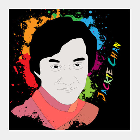 Jackie Chan Square Art Prints PosterGully Specials