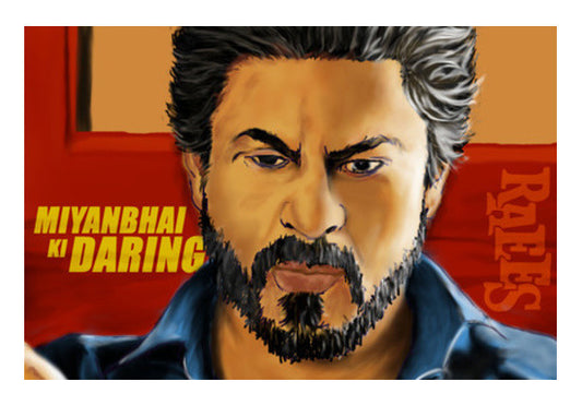 Raees Artwork Art PosterGully Specials