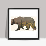 Bear with me Square Art Prints