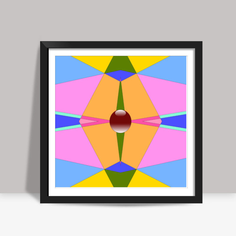 Colored Pearl Square Art Prints