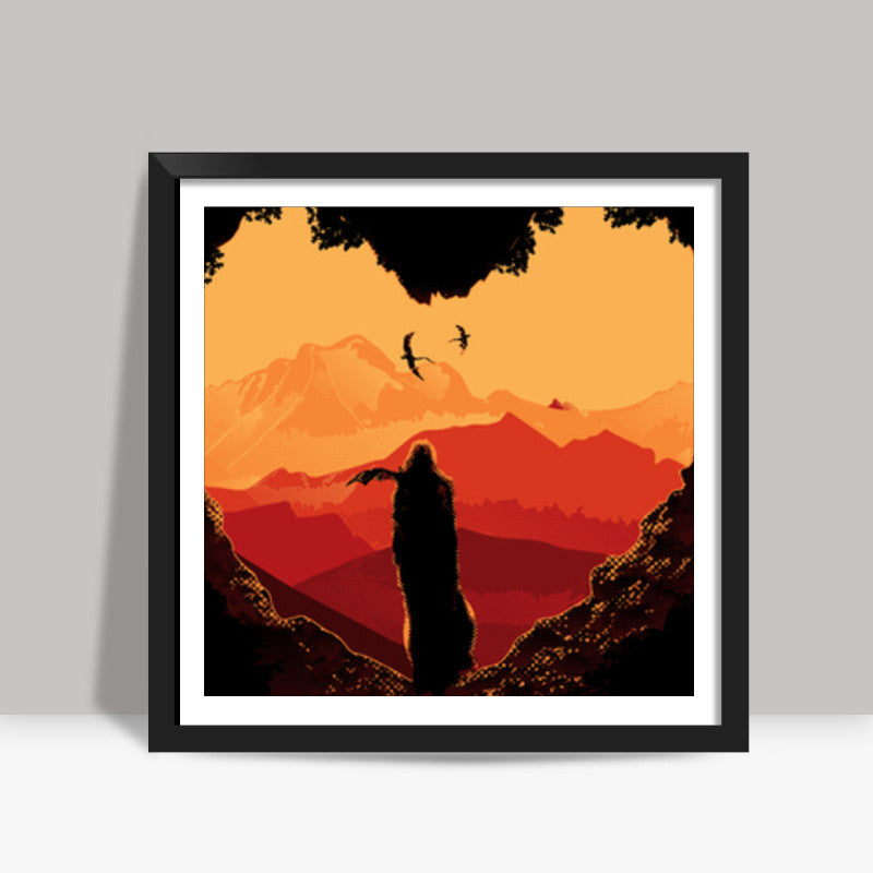 Mother of Dragons Square Art Prints