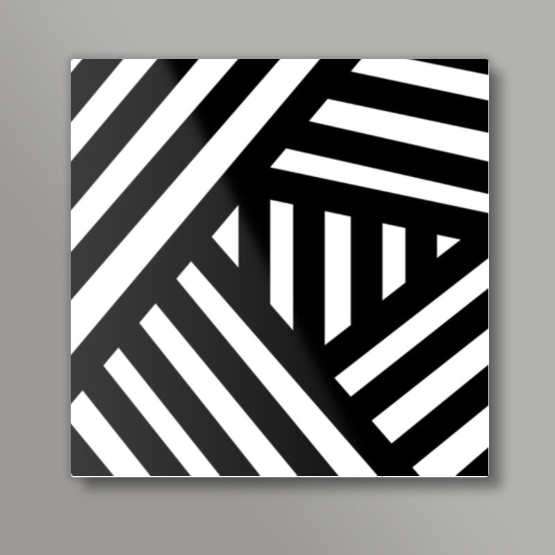 Stripes X2 Square Art Prints