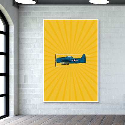 Grumman F8F Bearcat Wall Art