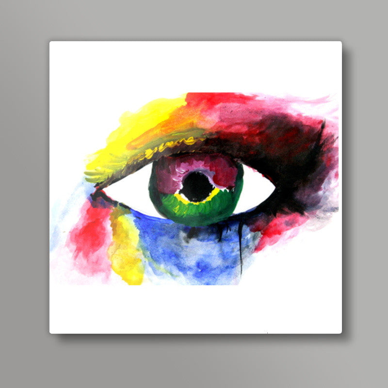 Iris | Eye painting  Square Art Prints