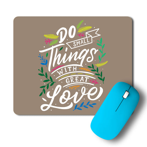 Do Things Typography Artwork Mousepad
