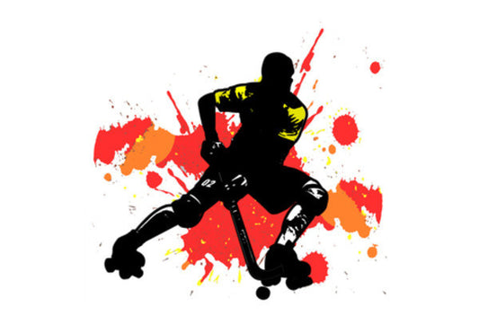 Skating Hockey Art PosterGully Specials