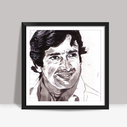 Shashi Kapoor is Bollywoods star gentleman Square Art Prints