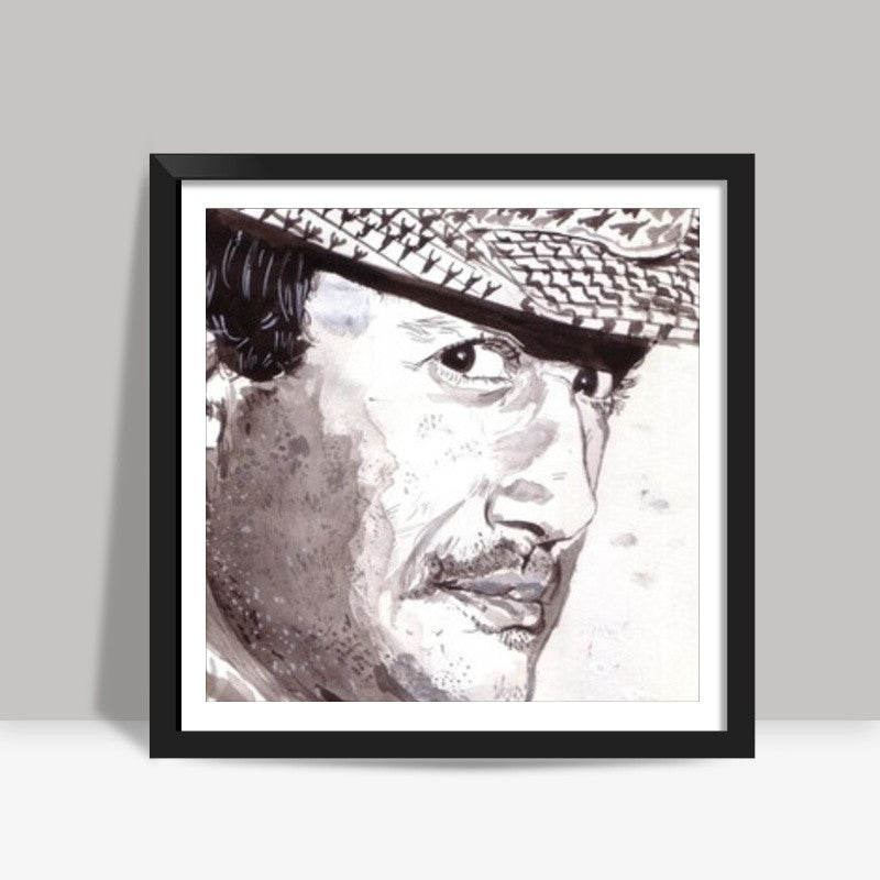 Superstar Dev Anand believed in befriending life and its various ups and downs Square Art Prints