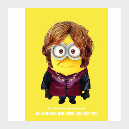 Square Art Prints, Minion Lannister