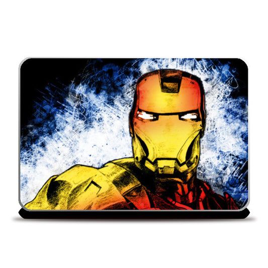 Ironman Fan Art - Grunge Laptop Skins