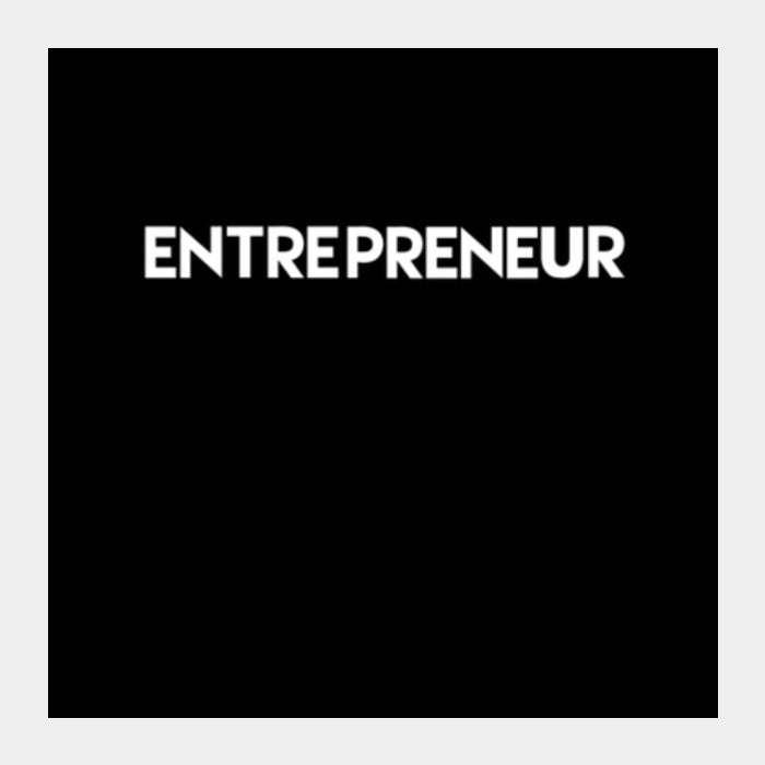 Entrepreneur Black Square Art Prints