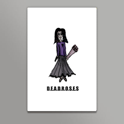 Deadroses (text) Wall Art