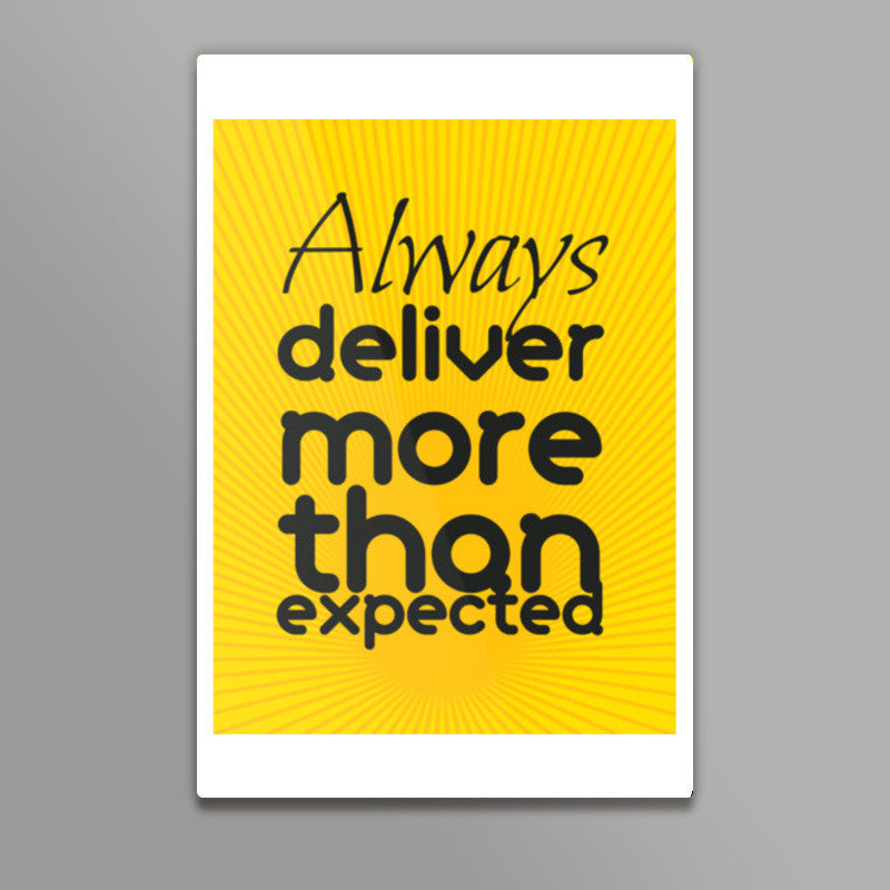 Deliver More - Office Decor Wall Art