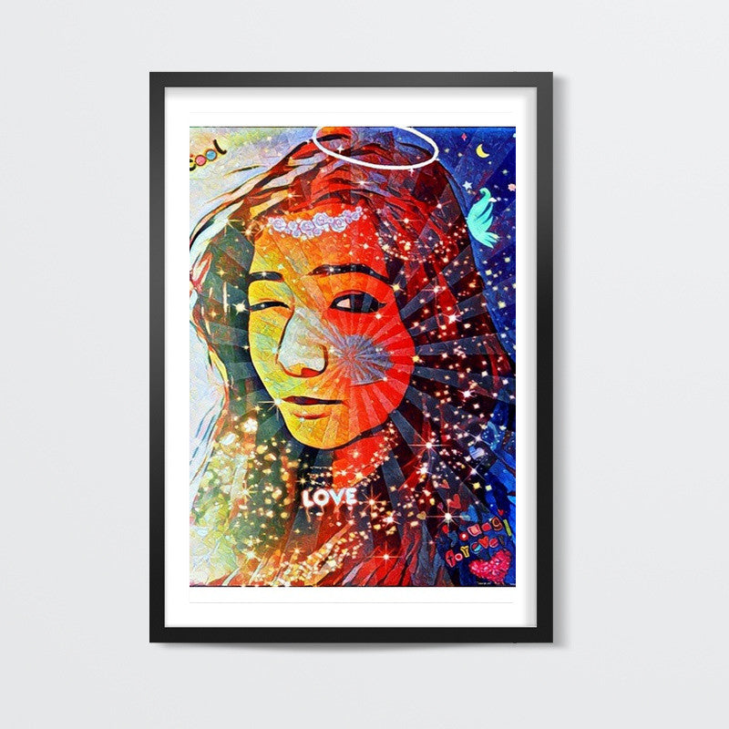 Quirky Goddess | Digi Pop Art | Wall Art