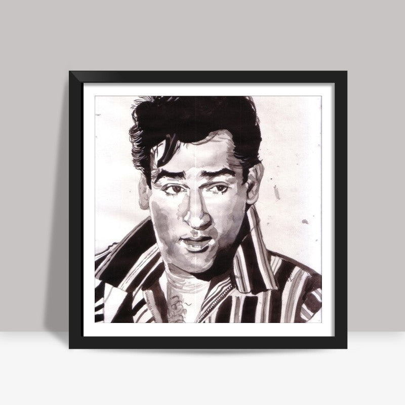 Bollywood star Shammi Kapoor made choreographers dance to his tunes Square Art Prints