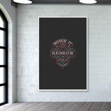 When It Rains Look At The Rainbow, When Its Dark Look At The Stars Giant Poster