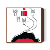 Desire for Fame Square Art Prints