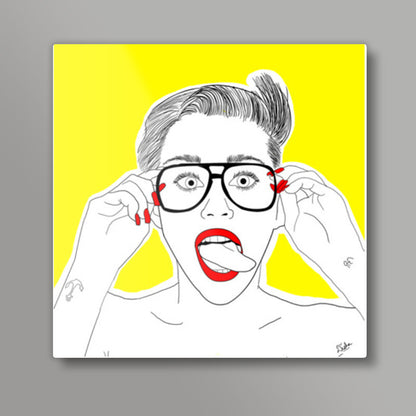 Miley Cyrus Square Art Prints