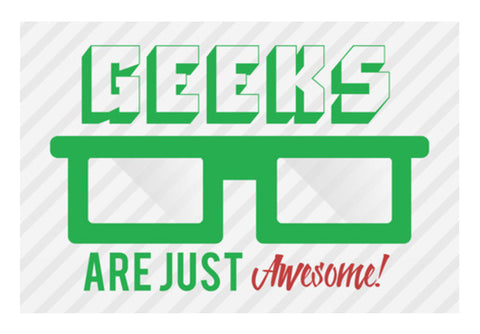 Geeks Are Awesome! Art PosterGully Specials