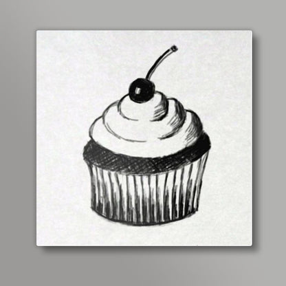Cupcake Square Art