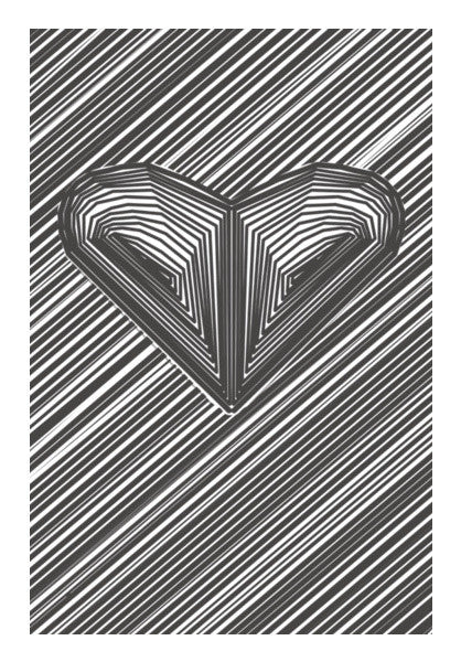 Wall Art, heart hart heart Wall Art