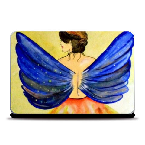 she will fly away Laptop Skins