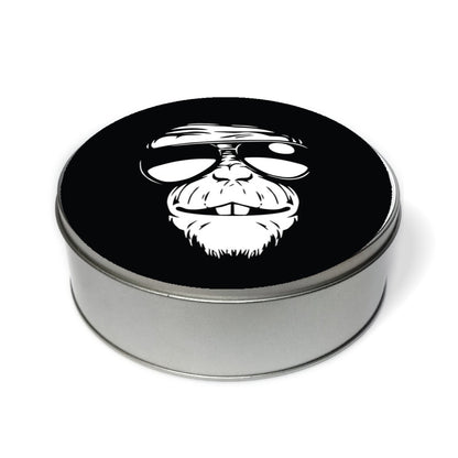 Monkey Glasses Tin Can