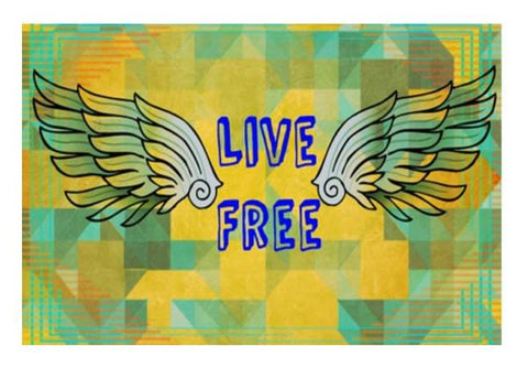 PosterGully Specials, Live Free Wall Art