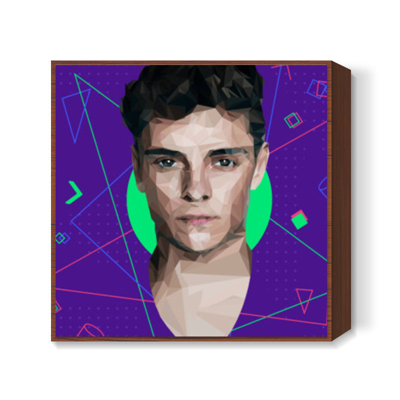 Martin Garrix Low Poly Square Art Prints