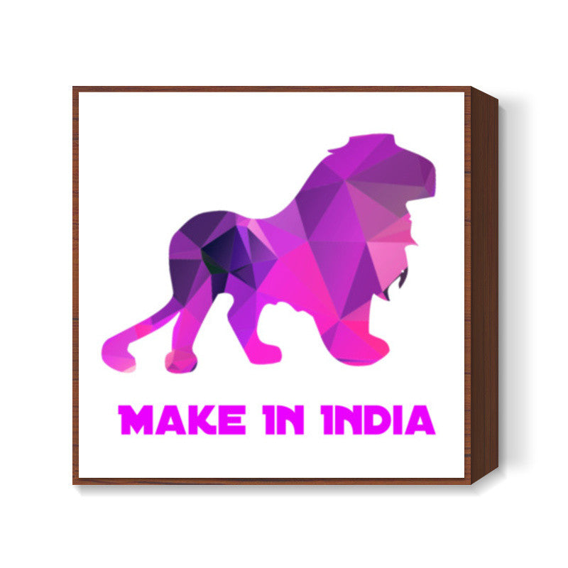 Make In India  Square Art Prints