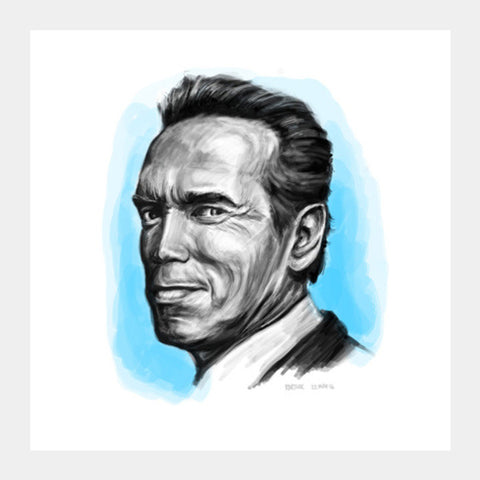 Arnold Schwarzenegger Square Art Prints