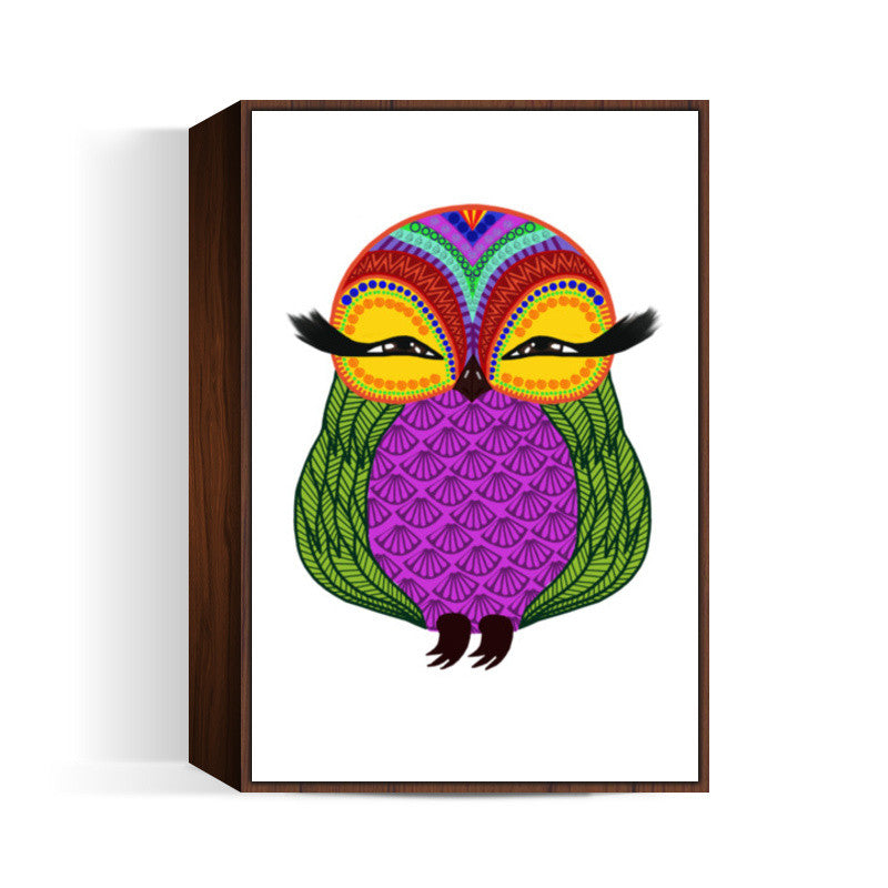 Baby Zoe the adorable baby owl Wall Art